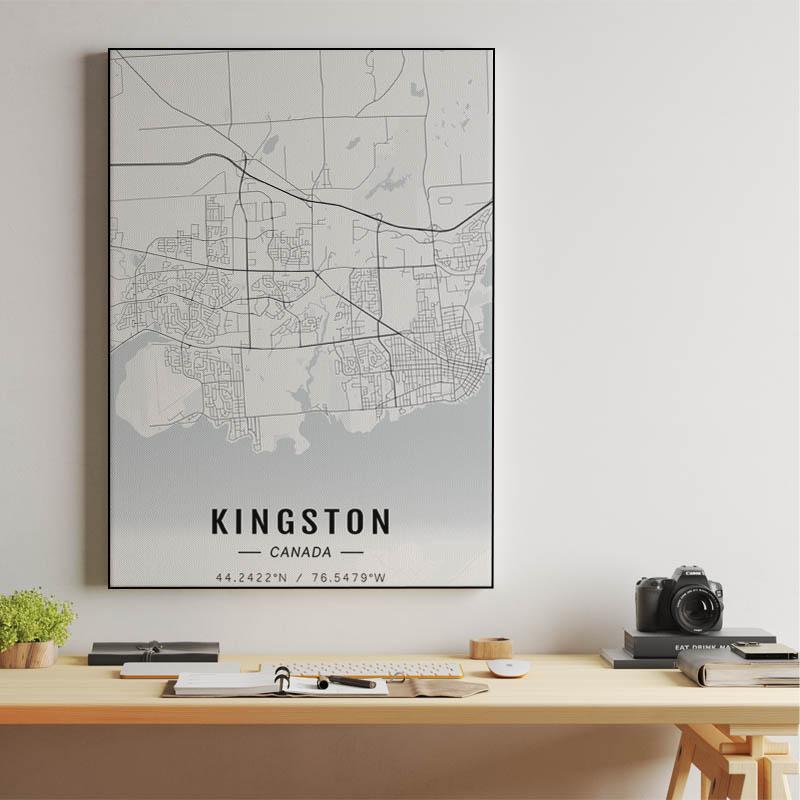 Kingston map