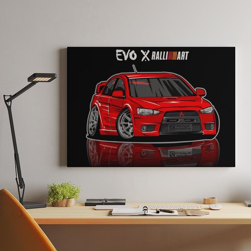 mitsubishi EVO X ralliart
