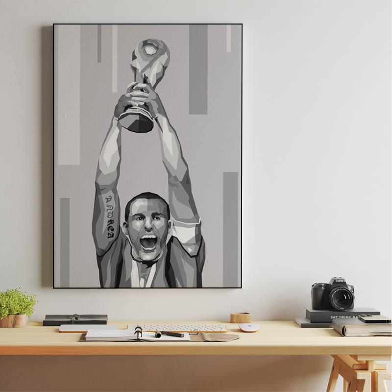 Fabio Cannavaro in black white classic 