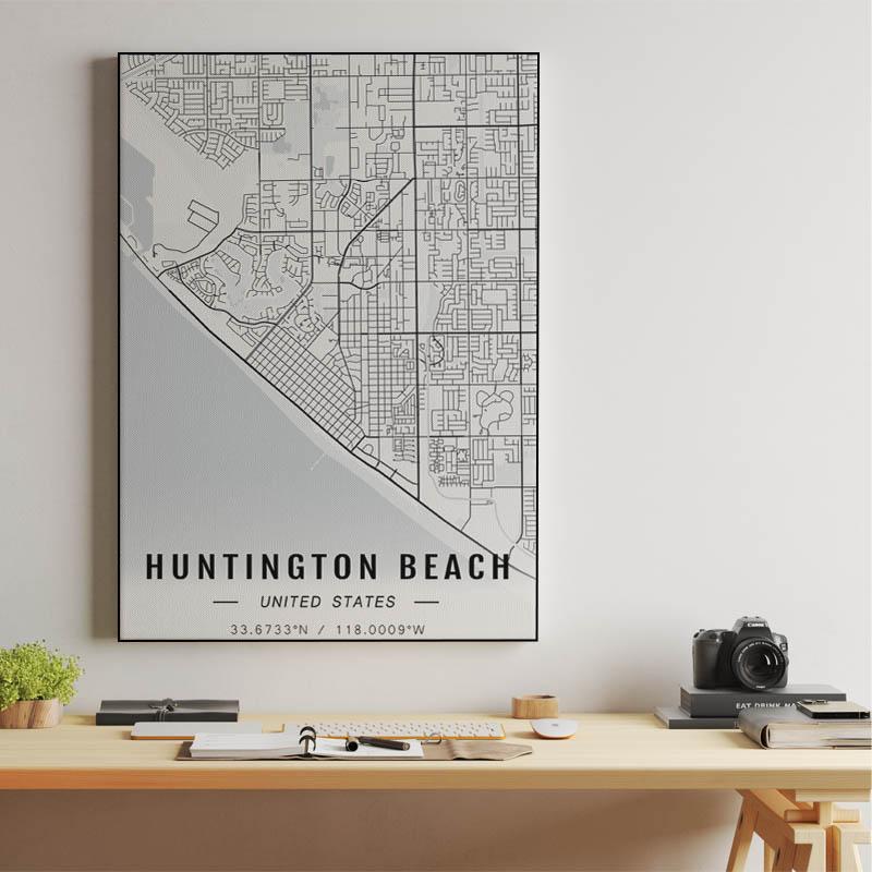 Huntington Beach map