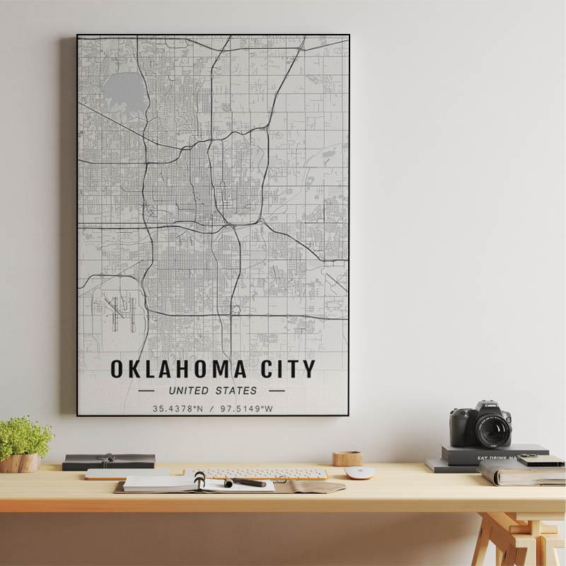 Oklahoma City map