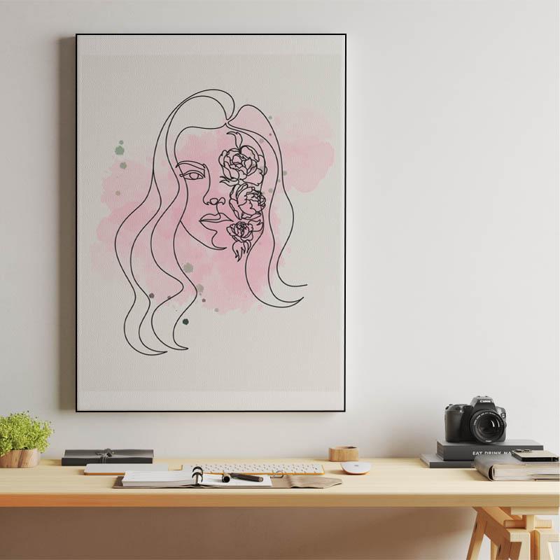 Minimal Abstract Line Art