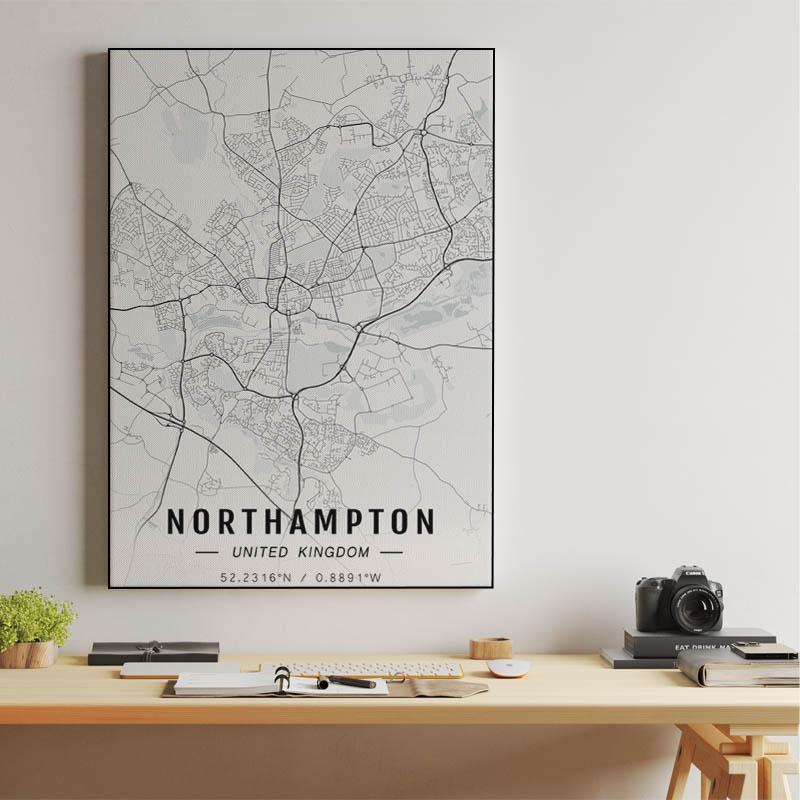 Northampton map