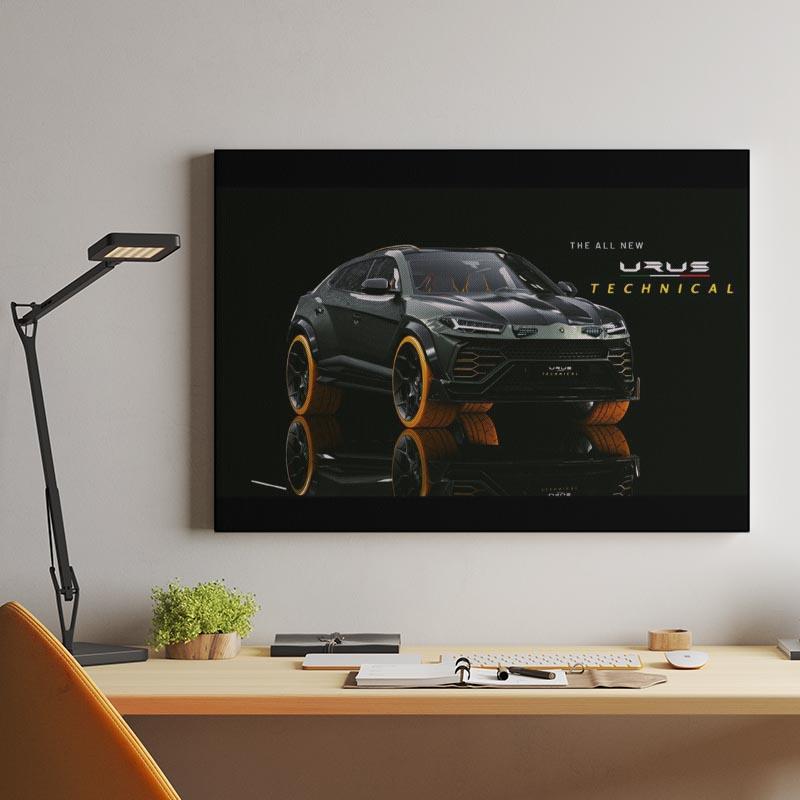 Lamborghini Urus Technical Design ( black frame )