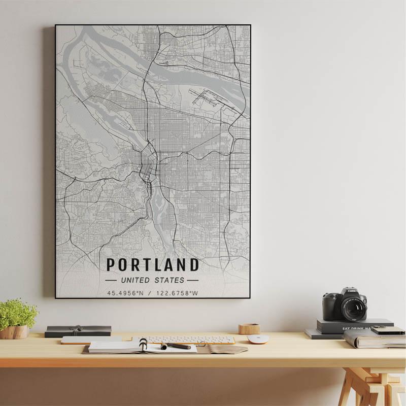 Portland map