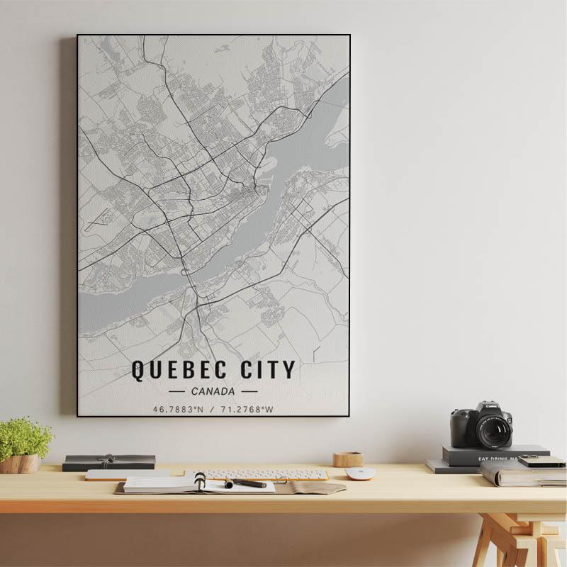 Quebec City map