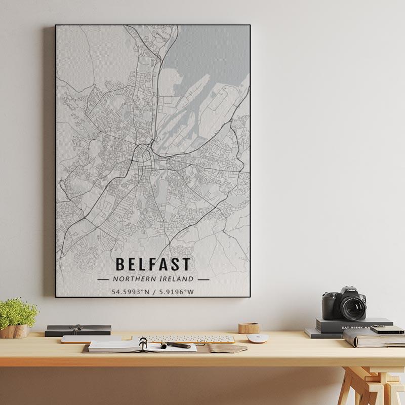 Belfast map
