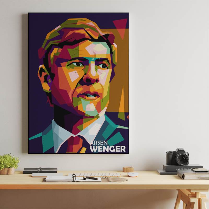 Arsen Wenger in wpap pop art