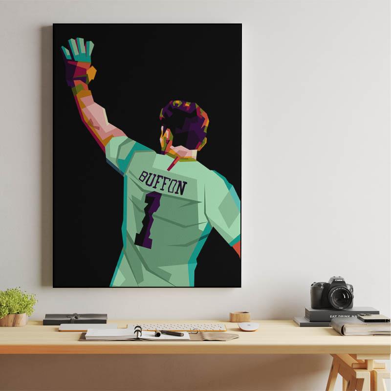 Gianluigi Buffon in wpap pop art