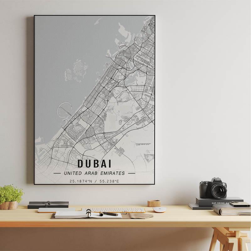 Dubai map