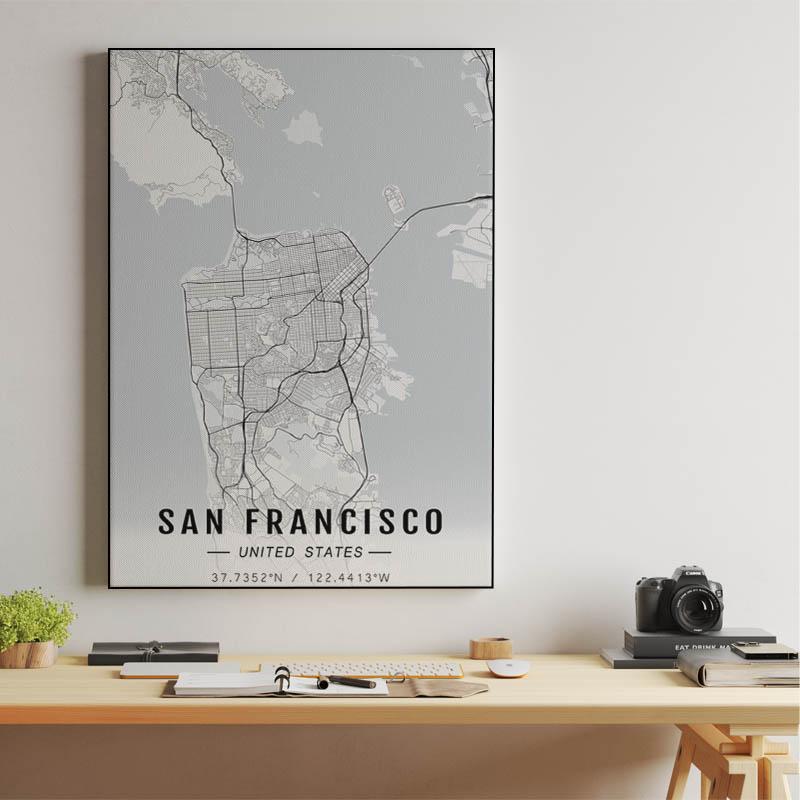 San Francisco map