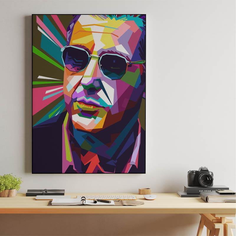 The Good Father II in wpap pop art
