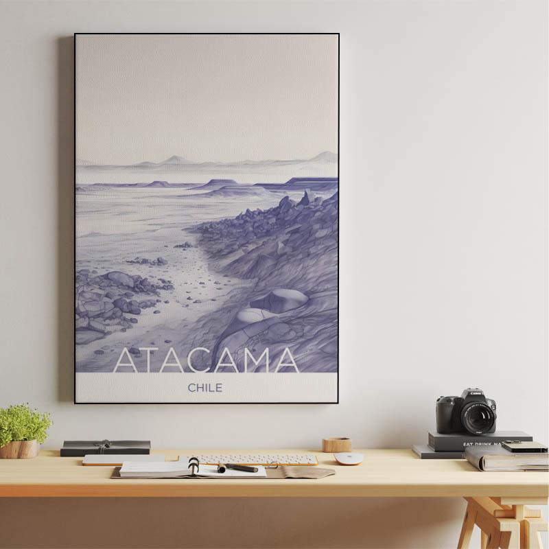 The Atacama Desert - Chile - Ballpoint Pen Technique