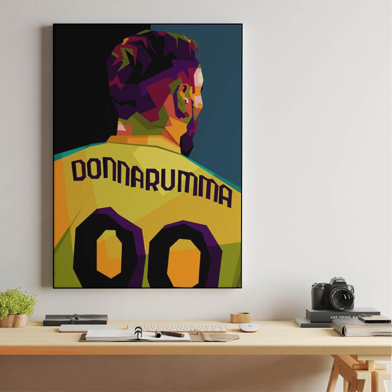Gianluigi Donnarumma in illustration art