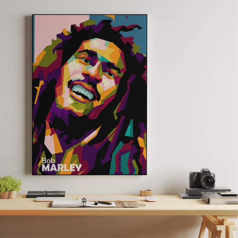 Icon Music Jamaica in pop art