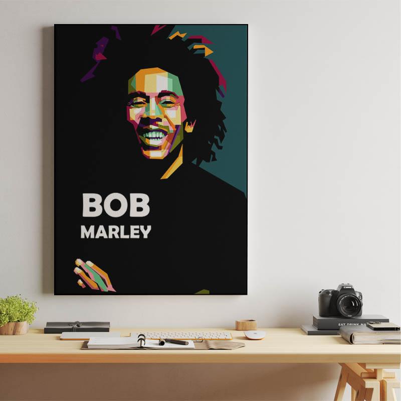 Bob Marley in pop art amazing