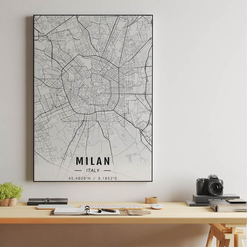 Milan map