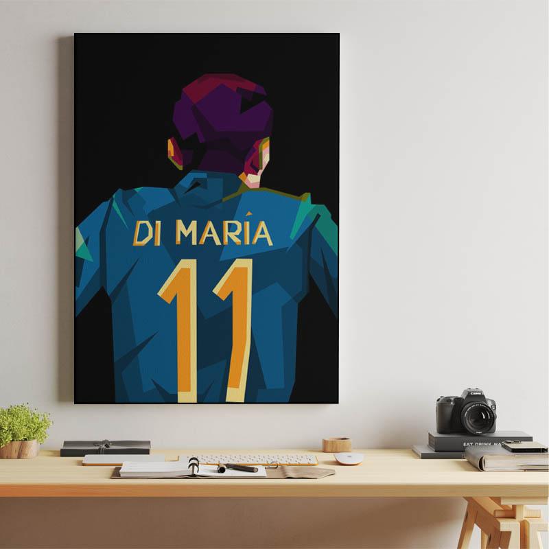 Angel Dimaria in wpap pop art