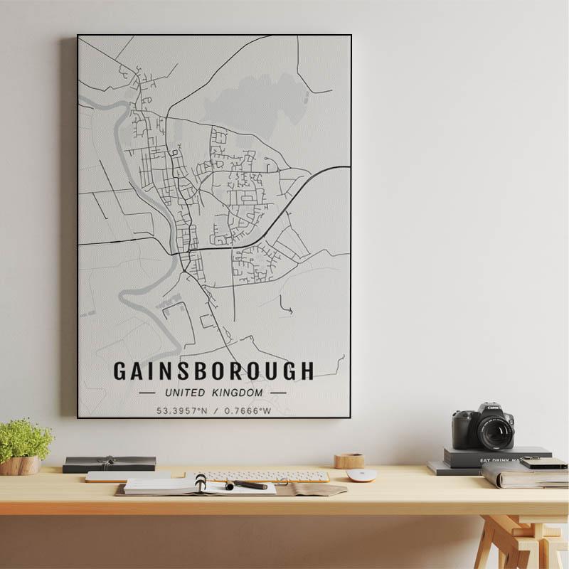 Gainsborough map