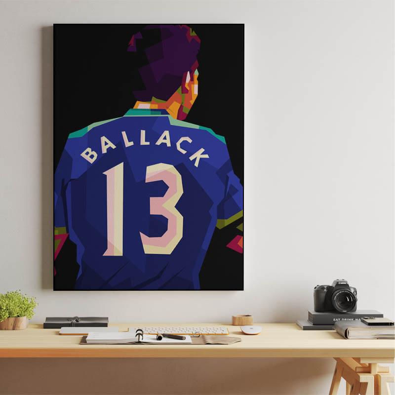Michael Ballack in wpap pop art