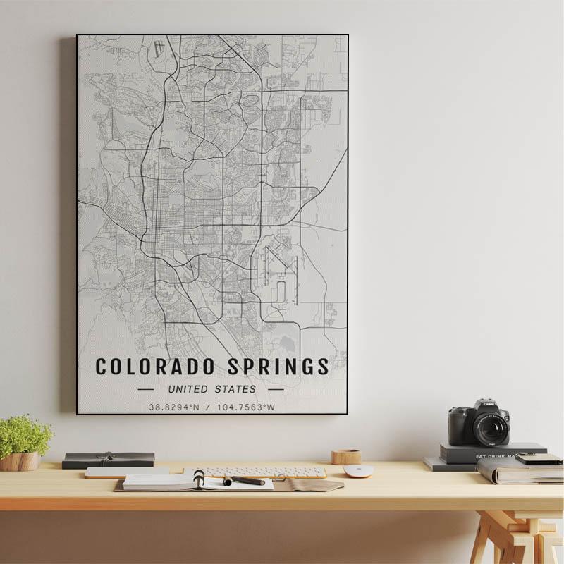 Colorado Springs map