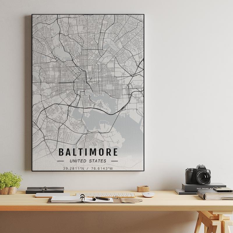 Baltimore map