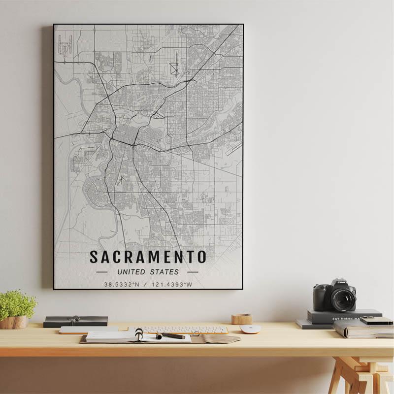 Sacramento map