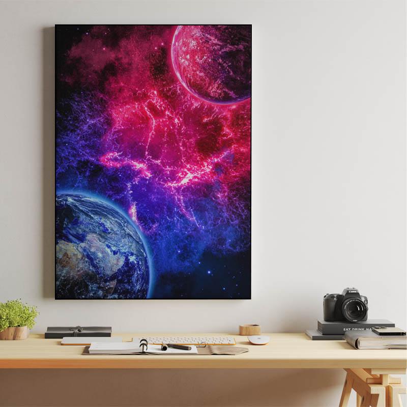 Red and Blue Planets