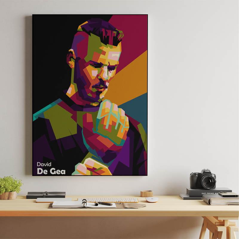 David De Gea amazing football pop art