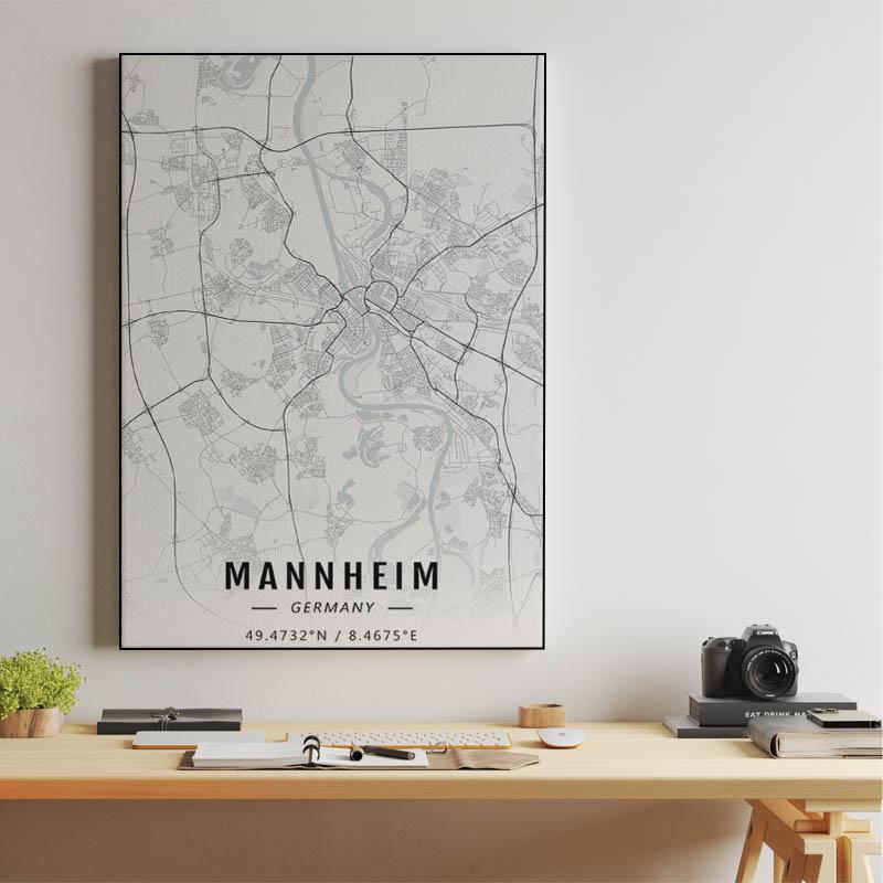 Mannheim map