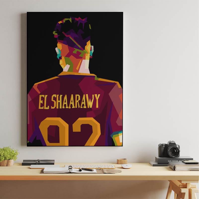 Legend football El Sharawy pop art