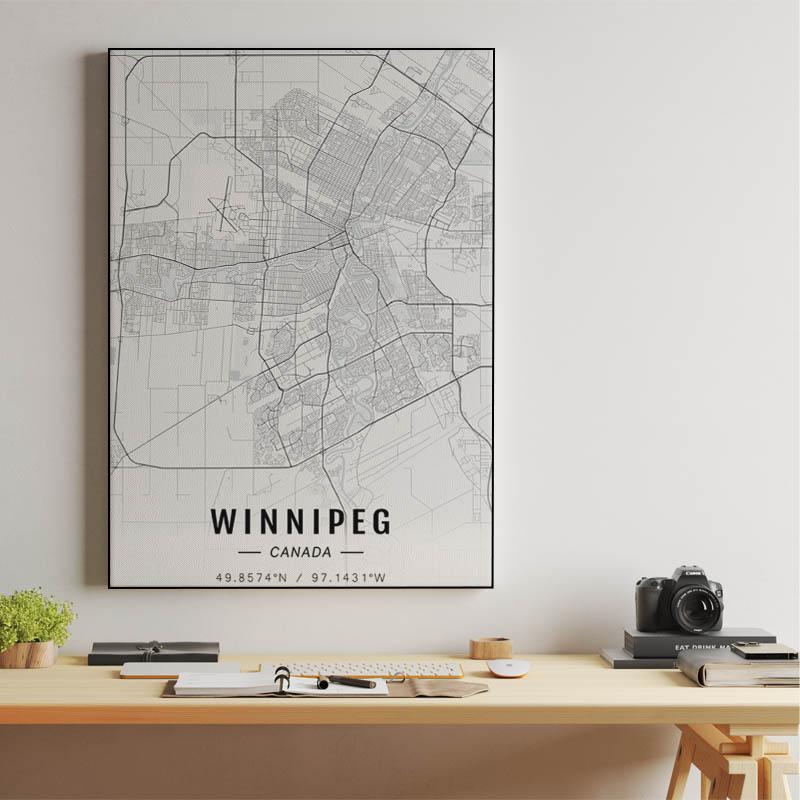 Winnipeg map