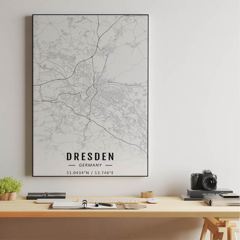 Dresden map