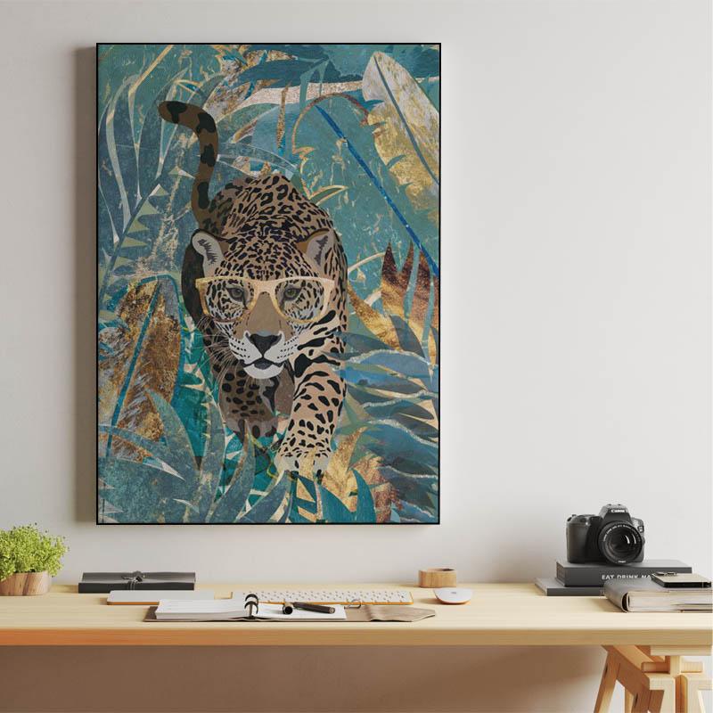 Curious Jaguar in the jungle