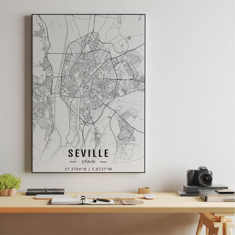 Seville map