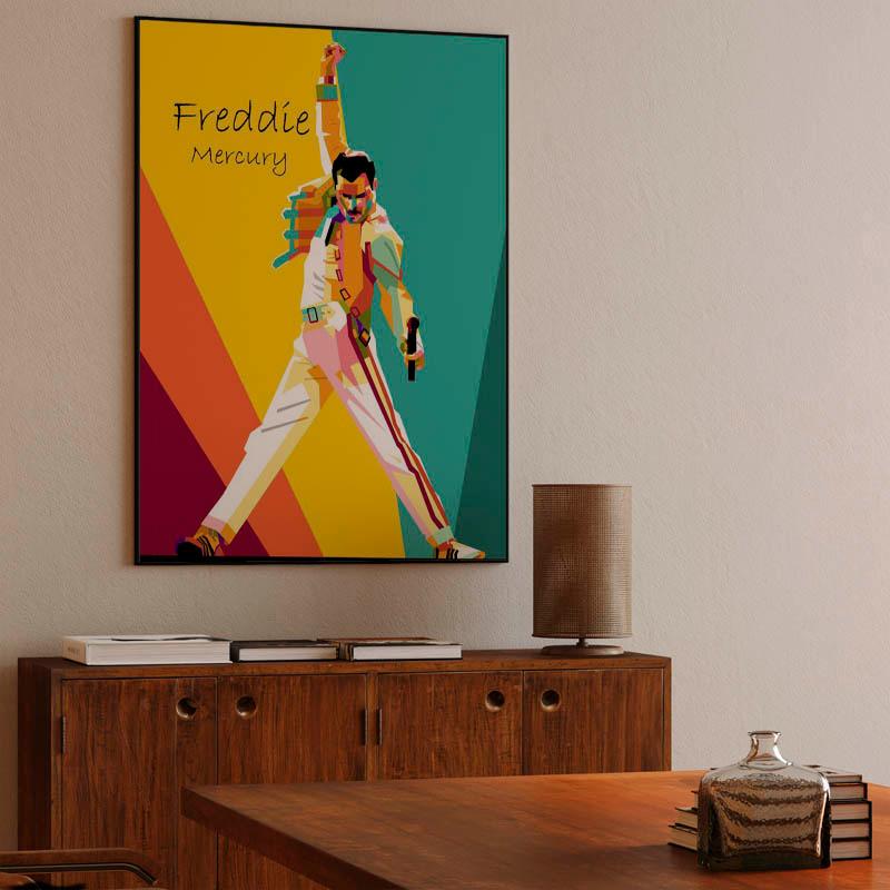 Freddie Mercury wpap illustration