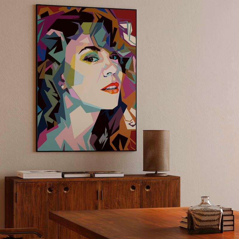 Mariah Carey in pop art