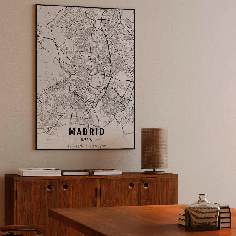 Madrid map