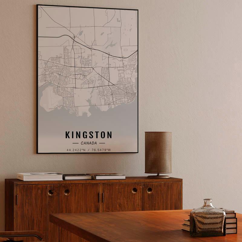 Kingston map