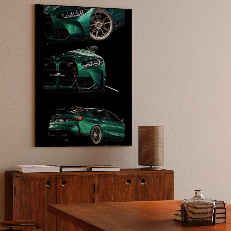 BMW M3 G80 Competition AC Custom ( Potrait 1 )