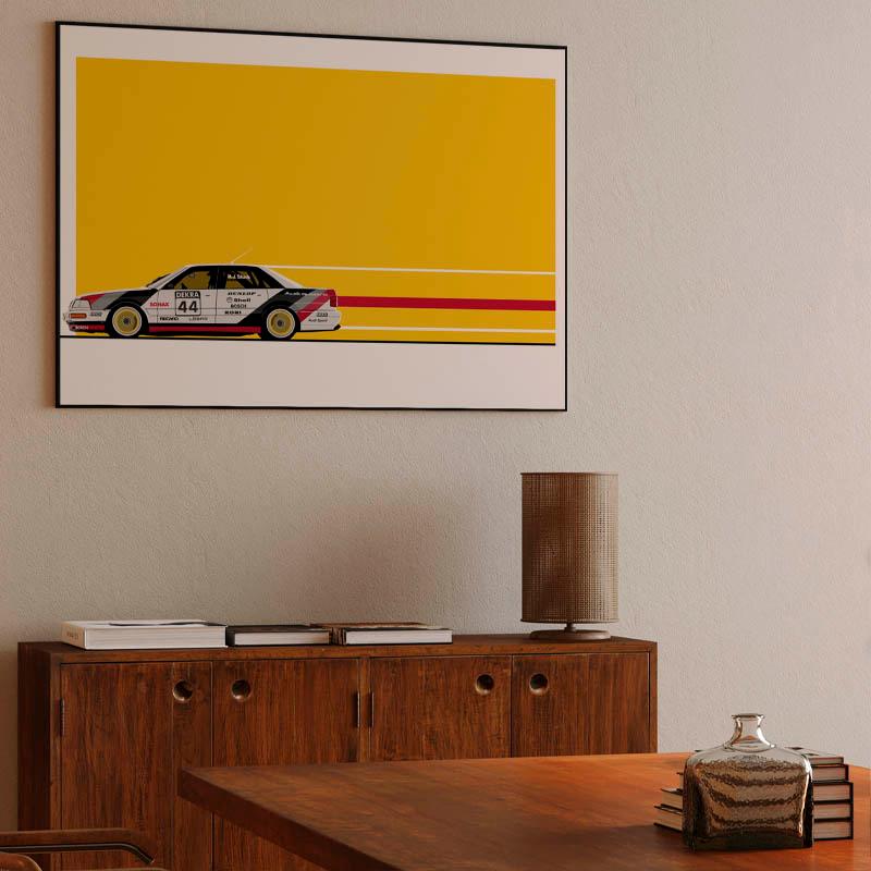 Hans-Joachim Stuck Audi V8 Quattro DTM