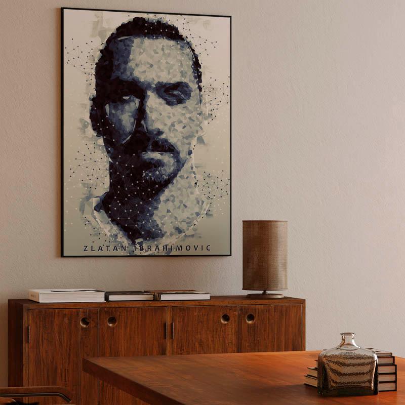 Zlatan Ibrahimovic Abstract