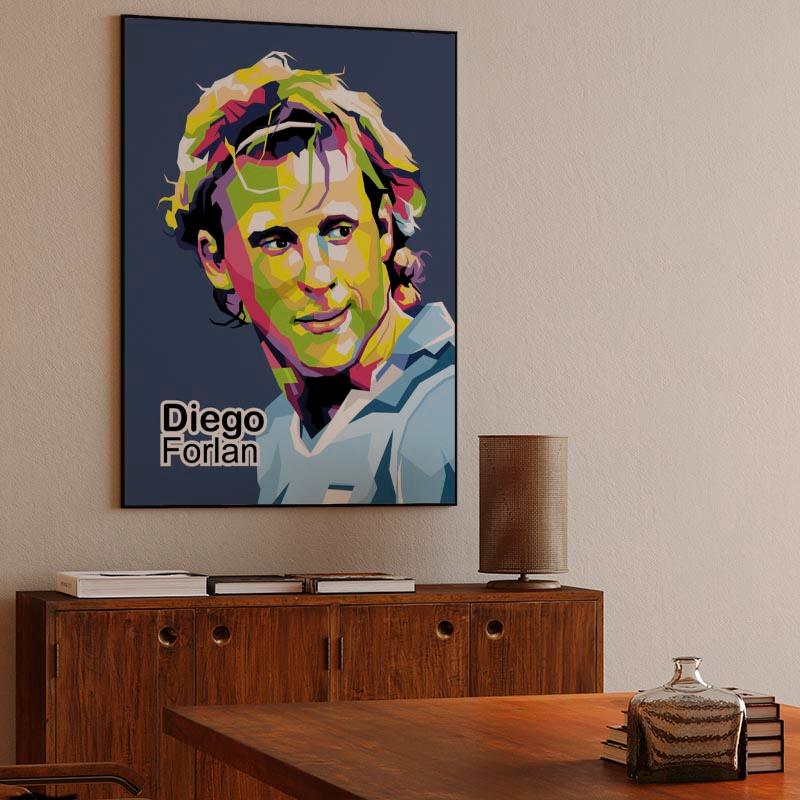 Diego Forlan legend football in wpap trending