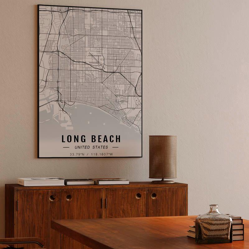 Long Beach map