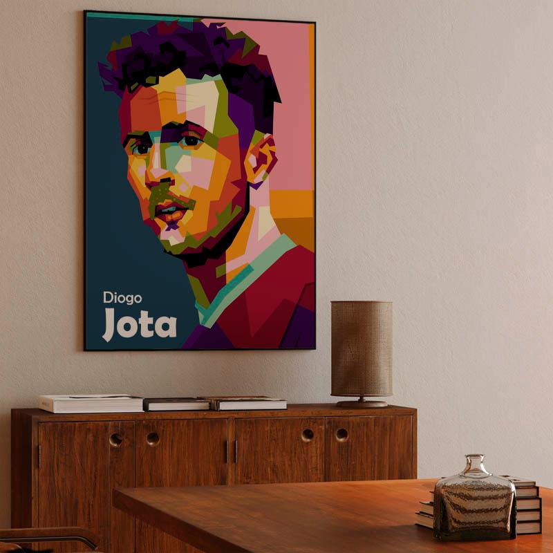 Diogo Jota trending pop art