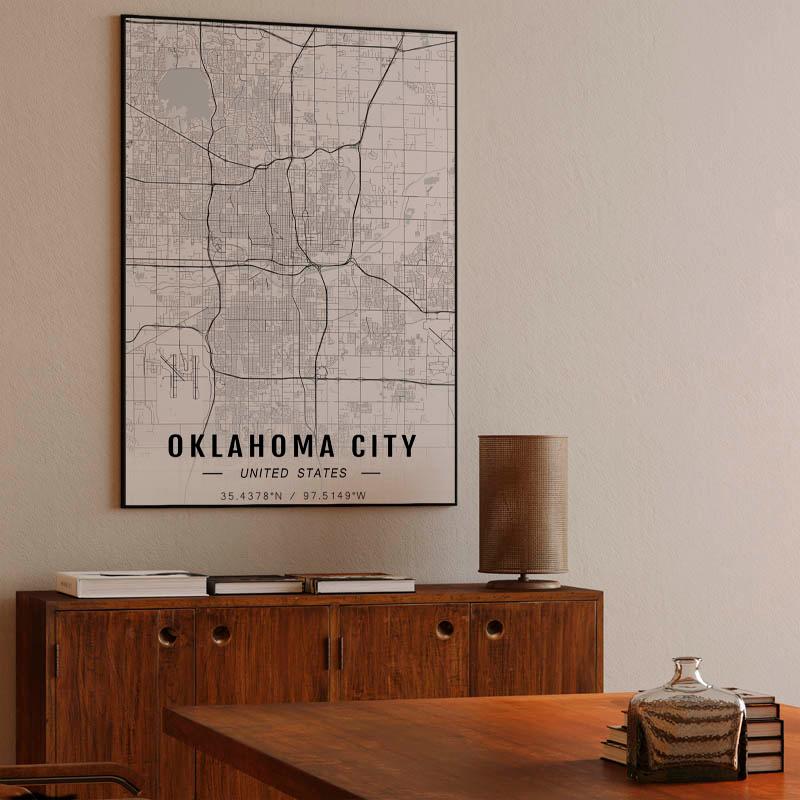 Oklahoma City map