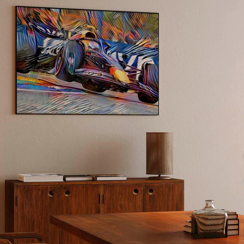 Digital Art Formula 1 Red Bull Honda Sergio Checo Perez