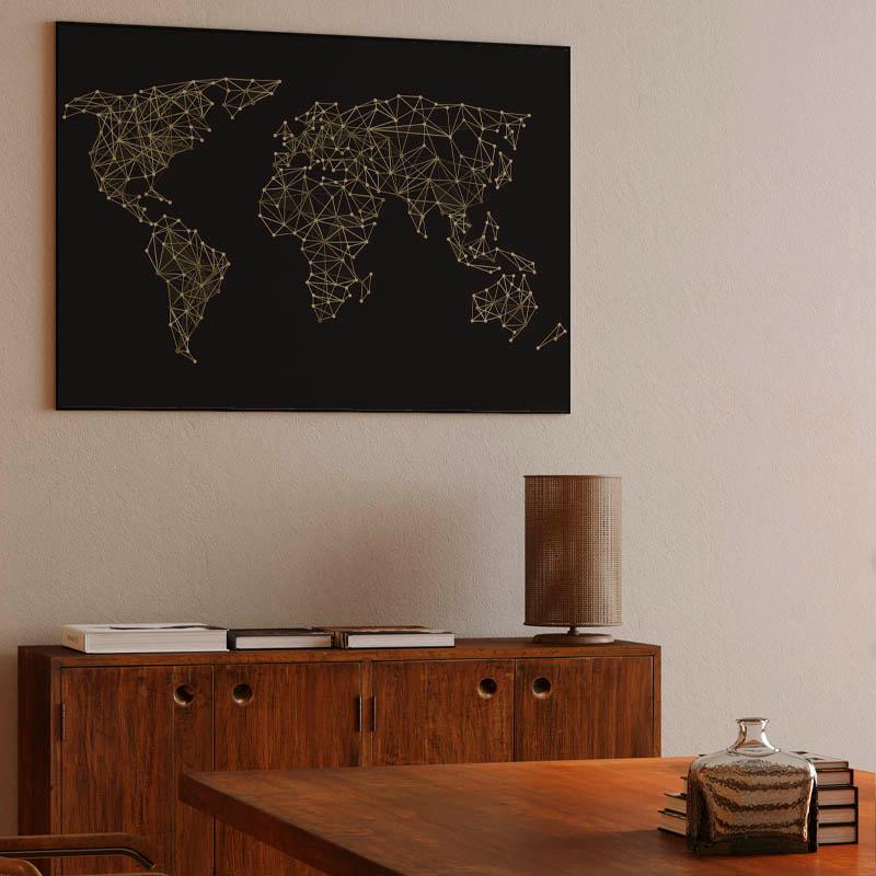 World Map Canvas