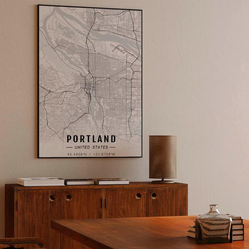 Portland map