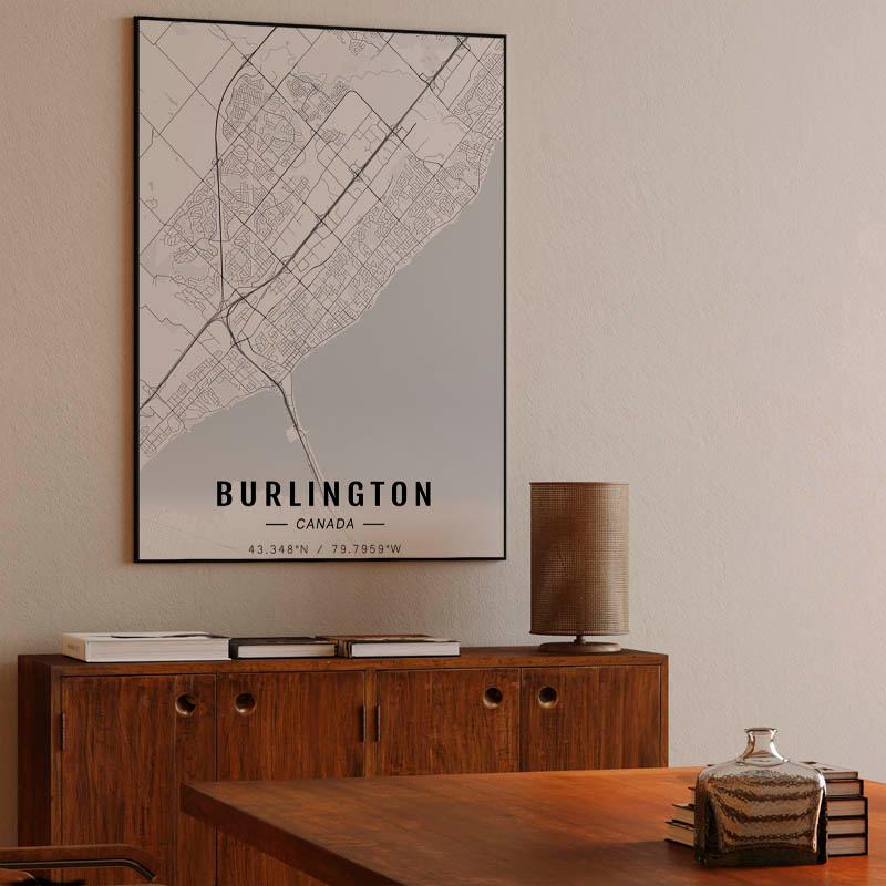 Burlington map